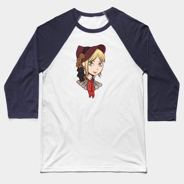 The Doll Chibi Baseball T-Shirt by dixieulquiorra